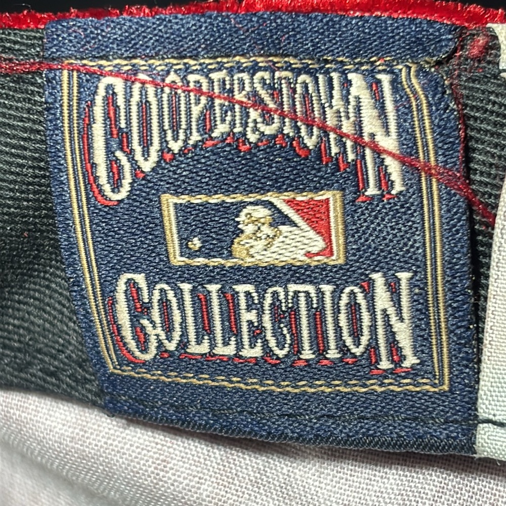 Vintage Boston Red Sox MLB red velvet American Needle Red fitted ball-cap size 7 - Picture 15 of 15